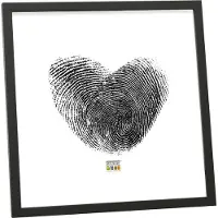 Deknudt Frames fotokader hout, zwart, 1.4cm breed fotomaat 20x40 cm