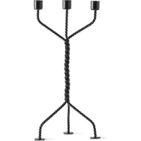 Werkwaardig Gedraaide Kandelaar Zwart / Twisted Candleholder Black | Ward Wjnant voor .