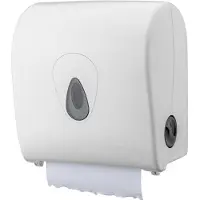 Plastiqline handdoekroldispenser kunststof wit mini PQSACDK