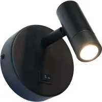 Artdelight Led wandlampje Simply zwart