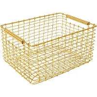 Korbo Rectangular 19 Mand - Tuinaccessoires Messing Brass - 38320