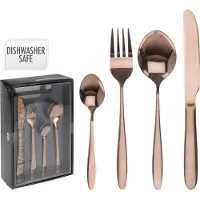 Excellent houseware Bestekset Koper - 16 Delig