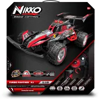 Nikko Radiografisch bestuurbare speelgoed - - Turbo Panther X2 - Rood - 17 km/h - Oplaadbaar via USB