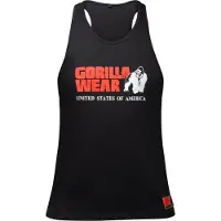 Gorilla wear Functioneel shirt 'Classic' bloedrood / zwart / wit