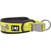Hurtta Weekend Warrior Halsband / Hondenhalsband - Neon Lemon - Nekomtrek 55 - 65 cm