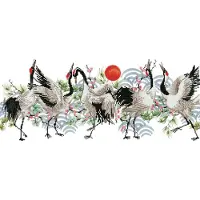 Diamond Dotz Diamond Painting Volwassenen - Ronde Steentjes - Volledig Pakket - Hobby - - DD8.011 - Dieren - Vogeldans 77 x 32cm
