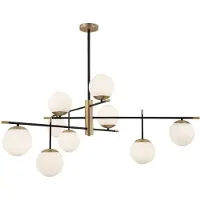 Maytoni MOD048PL-09G, 9 lampen, E14, IP20, wit