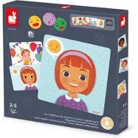 Janod - Spel - Magnetische emoties kaarten