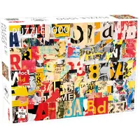 Tactic Poster Collage – Puzzel – 1000 stukjes – Grafische Retro Posters – Strak en Rustgevend Ontwerp – Hoogwaardige Scandinavische Kwaliteit
