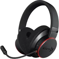 Creative Labs Sound Blaster X H6 (Bedraad), Gaming headset, Zwart