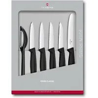Victorinox Groentemessenset 6-delig 'Swiss Classic Zwart'