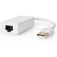 Nedis Netwerkadapter USB A naar RJ45 | (USB 2.0, 100 Mbps, Wit)
