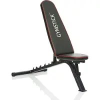 Gymstick Adjustable Bench Fitness Zwart
