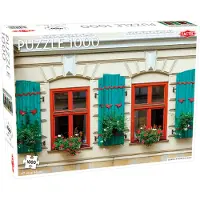 Tactic Building in Krakow Poland – Puzzel – 1000 stukjes – Historische Architectuur in Retro Sfeer – Strak en Rustgevend Ontwerp – Hoogwaardige Scandinavische Kwaliteit
