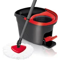 Vileda - 133648 - balai + seau easy wring and clean - set complet