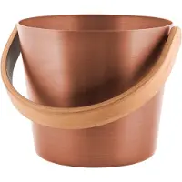 Rento Eenvoudige saunaremmer, 5l, aluminium, koperkleurig