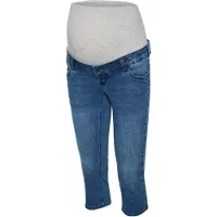 Mamalicious Jeans 'SARNIA' blauw denim / lichtgrijs