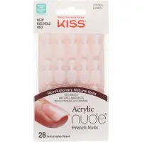 KiSS Salon Acrylic Kunstnagels French Nude Kit 1 St Overige