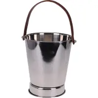 Excellent houseware Champagne koeler/ijsemmer - zilver - RVS - 5.5L - IJsemmers