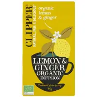 Clipper Lemon, Ginger Biologische Infusie 20 Theezakjes