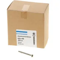 Hoenderdaal Spaanplaatschroef Rvs-A2 Pk PZ2 4.0X45 | 200 stuks - 0203.30.25801
