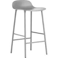 Normann Copenhagen Form Chair barkruk metalen poten grijs