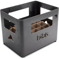 Höfats Beer Box Vuurkorf voor buiten - Multifunctioneel - Corten steel - 38 × 28 × 30 cm - Grijs - Corten Staal - Bierkrat