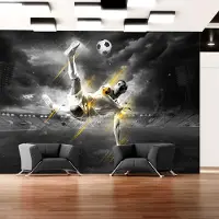 Karo-art 147cm X 105cm - Zelfklevend fotobehang - Voetbal legende, 8 maten, premium print