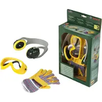 Klein Toys Bosch mini speelgoed kledingset- incl oorbescherming, handschoenen en werkbril