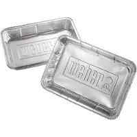 Weber lekbakjes groot aluminium