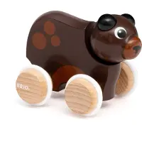 BRIO push along bear |
