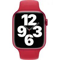 Apple Watch 42/44/45 mm Siliconen Horlogeband Sport RED