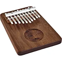 Meinl Solid Kalimba 10 notes tree of life black walnut