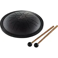 Meinl SSTD1BK – Small Steel Tongue Drum 7" (F‑Minor, Zwart)