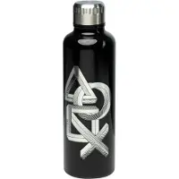Paladone Playstation, 480 ml, Geschikt voor dagelijks gebruik, Zwart, Zilver, Roestvrij staal, Schroefdeksel, China
