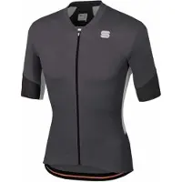 Sportful Fietsshirt korte mouwen Heren Grijs Zwart / SF Gts Jersey-Anth/Black/White - XXL