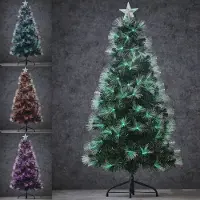Luca Lighting Highland Kerstboom Groen - H120 x Ø55 cm - 135 leds - Multicolour