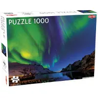 Tactic Northern Lights in Tromsø – Puzzel – 1000 stukjes – Noorderlicht boven Noorwegen – Magisch Nachtlandschap – Hoogwaardige Scandinavische Kwaliteit