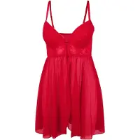 LASCANA Negligé pastelrood