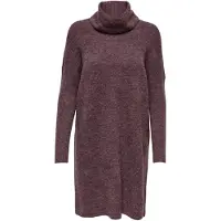 ONLY Gebreide jurk 'ONLJANA' aubergine