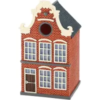 Esschert Design Vogelhuisje Gracht - Klokgevel- Nestkastje - - Bruin - 37000578