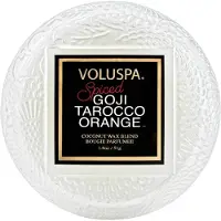 Voluspa Japonica Spiced Goji Tarocco Orange Macaron Candle Geurkaars - 51gr