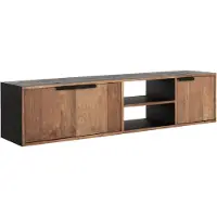 DTP Home Cosmo hangend tv-meubel teakhout 165x40x40cm