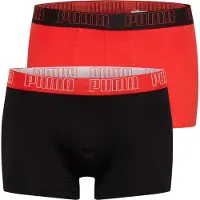 Puma Basic Boxer 2 Units Rood,Zwart L Man