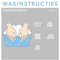 Sealskin Clear douchegordijn 180x200cm vinyl transparant
