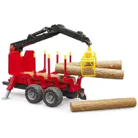 BRUDER Forestry Trailer (02252) Goud Kinderen