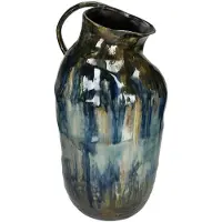 HD Living Vaas Blue 21,5 x 26 x 42 cm