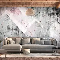 Karo-art 392cm X 280cm - Zelfklevend fotobehang - Driehoeksperspectief, 8 maten, premium print