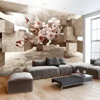 Karo-art 441cm X 315cm - Zelfklevend fotobehang - Klein wonder, orchidee, 8 maten, premium print