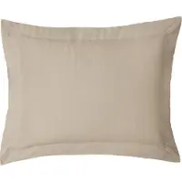 ISleep Satijnstreep Kussensloop - 60x70 cm - Medium Beige